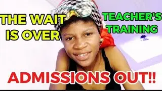 ADMISSIONS: Teacher's Training Admission is finally out..#teacherstraining