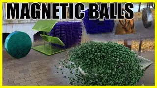 ☺️Magnetic Balls ☺️ VFX ☺️ Tyflow ☺️ Animation ☺️ Camera Tracking