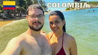 My Colombian friend took me to the beach, El Parque Tayrona 🇨🇴