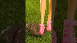 Oops 😂 Barbie Shoes Situation :)
