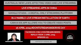 Live Stream News Week Commencing 7 April 2019