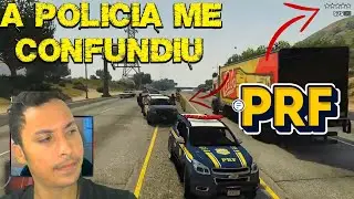 GTA V - DEI FUGA DA POLICIA 5 ESTRELAS COM O CARRO DA PRF!
