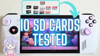 ROG Ally SD card recognition test | Testing 10 micro sd cards on ROG Ally