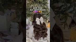 Hair bow ala bangsawan🎀🥰 #hair #hairstyle #fyp #foryoupage #nadisse #hairbow #헤어스타일