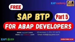 Understand the Key Pillars of SAP BTP - Part 5💥💥Get Started with BTP for ABAP Developers🔥🔥
