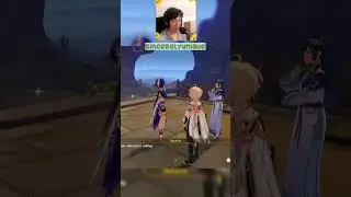 Cutscene with Candace and Setaria in the Windblume Event in Genshin Impact 3.5 