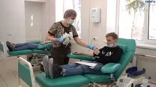 Студенты ЮЗГУ приступили к сдаче крови