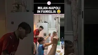 MILAN NAPOLI 0-2 IN FAMIGLIA 🔥 | Guardate la REAZIONE al GOL ANNULLATO di MORATA 😂