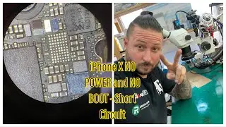 iPhone X with NO POWER and NO BOOT caused by short circuit - IMPORTANT DATA - Using the ICC PRO