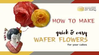 Easy Wafer Paper Flowers