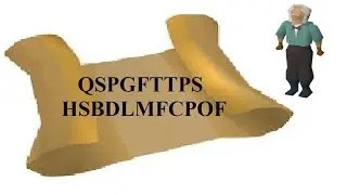 OSRS Cipher Clue | QSPGFTTPS HSBDLMFCPOF | Challenge Scroll Answer | Quick