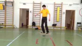 Школа Ловкости: Повороты на катушке (Саша)