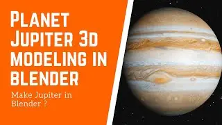 How to model Jupiter in Blender? | Blender Tutorial Beginners