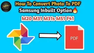 How to convert 📷 Photo to Pdf In Samsung Mobile l Mobile Tech Tamil