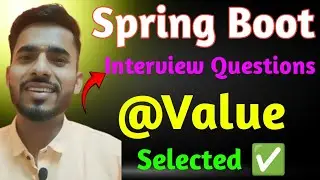 @Value Annotation in Spring Boot | Interview Preparation Series | Java Interview Question