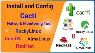 How to Install Cacti Network Monitoring Tool on Rocky Linux | AlmaLinux | CentOS | RHEL 8