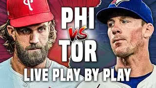 TORONTO BLUE JAYS vs. PHILADELPHIA PHILLIES - LIVE Play By Play/Reaction (Sept 3 2024)