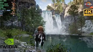 Red Dead Redemption 2 (LAPTOP) RTX 3050 75W DLSS ON VS OFF REAL FPS TEST