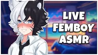 🤍 Live 3DIO ASMR | Soothing Femboy ASMR Stream 🤍