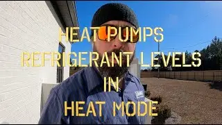 Refrigerant level check in heat mode