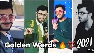 Carry Minati Golden Words 💯❤️ | Carry minati true lines 🔥 Motivational speeches by carryminati 2021