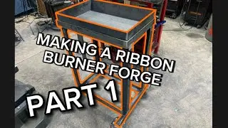 Building a ribbon burner forge - part 1 the base