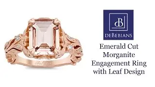 Emerald Morganite Engagement Ring