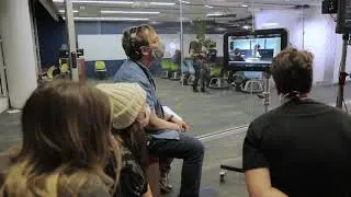 Behind the scenes of "Publish or Perish"  Library/classroom sequence