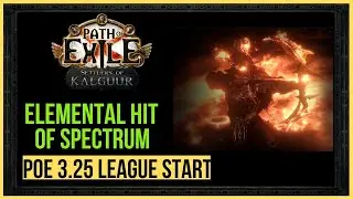 [PoE 3.25] Elemental Hit of Spectrum League Start warden