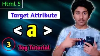 How to Use Target Attribute In Anchor Tag on Html Webpage | What is Target Attribute in html