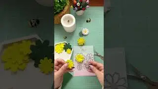Процесс создания одуванчика из фоамирана #творчество #diy #craft