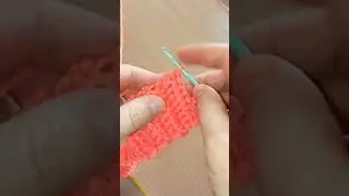 Показываю, как связать резинку крючком