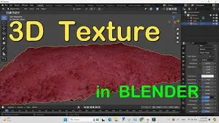 BLENDER | How To Do 3D Texture IN BLENDER | Let`s Do Tech | 3D Modeling | Blender Tutorial