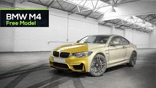 BMW M4 in 3ds Max | Maya | Cinema 4D | Blender | Free Project