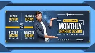 GRAPHIC DESINER Facebook Cover Design Tutorial in Illustrator