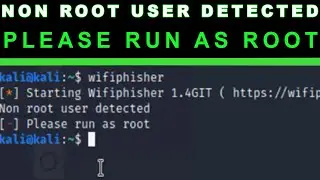 non root user detected  Please run as root  | FIX