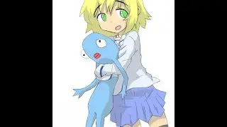 рисуем аниме девушку / fast draw anime girl (4)