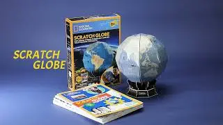 National Geography Scratch Globe Stem Toy