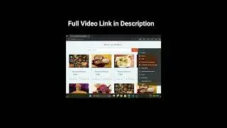 Food Website Using Flex Box | shorts | #shorts #short #shortvideo #shortsviral #viralshorts