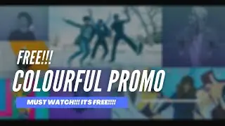 Free Download After Effects Template  | Colorful Promo