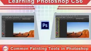 Learning Photoshop CS6:  Common Painting Tools in Photoshop