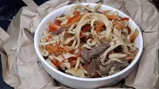 WOK с говядиной