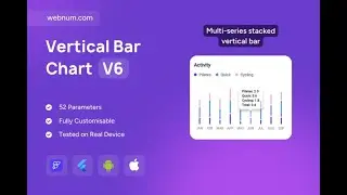 FlutterFlow Vertical Bar Chart Widget 📊 