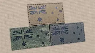 Australia Flag Laser Patch