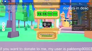 going afk in pls donate!