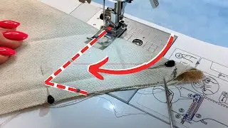 😉 SEGURO QUE NO HABÉIS VISTO ESTE TRUCO DE COSTURA MÁS FÁCIL Y RÁPIDO