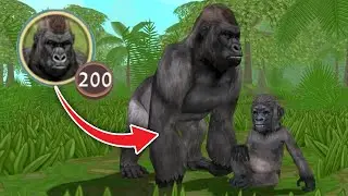 КАЧАЕМ ГОРИЛЛУ до 200 УРОВНЯ (День 4)