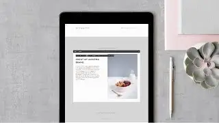 How to change the text or an image in squarespace