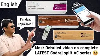 Godrej Split AC series Review in Hindi | Best AI Features in budget? Pros & cons [Eng]