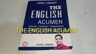 FULL REVIEW OF GOPAL VERMA SIR BOOK (THE ENGLISH ACCUMEN ) #gopalvermasir #theenglishaccumen #ssc